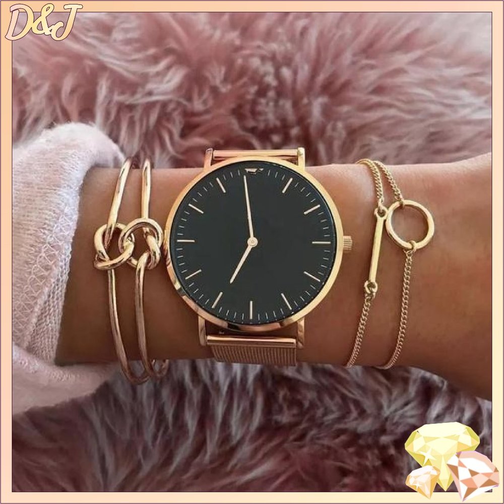 💎✨ Gold Bracelet Set